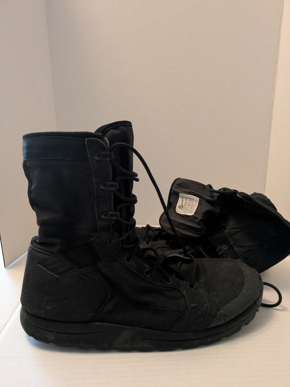 Danner Black Lace-Up Tactical Boots Tachyon